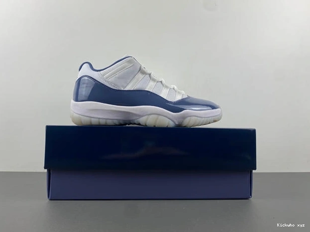 Jordan Air White navy 11 4090 Sporty  FV5104- blue 1013